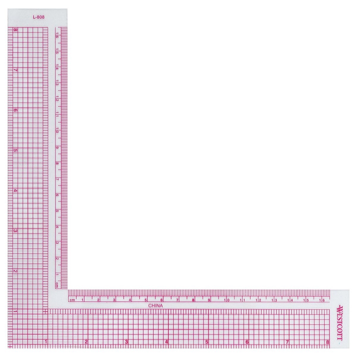 Wescott 8" L-Square Ruler